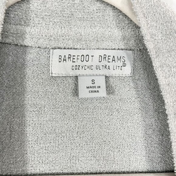 Barefoot Dreams CozyChic Ultra Lite Dream Robe in Light Gray - Size Small - Picture 4 of 6